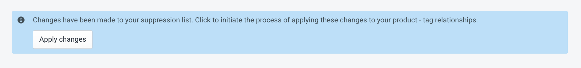 Applying changes