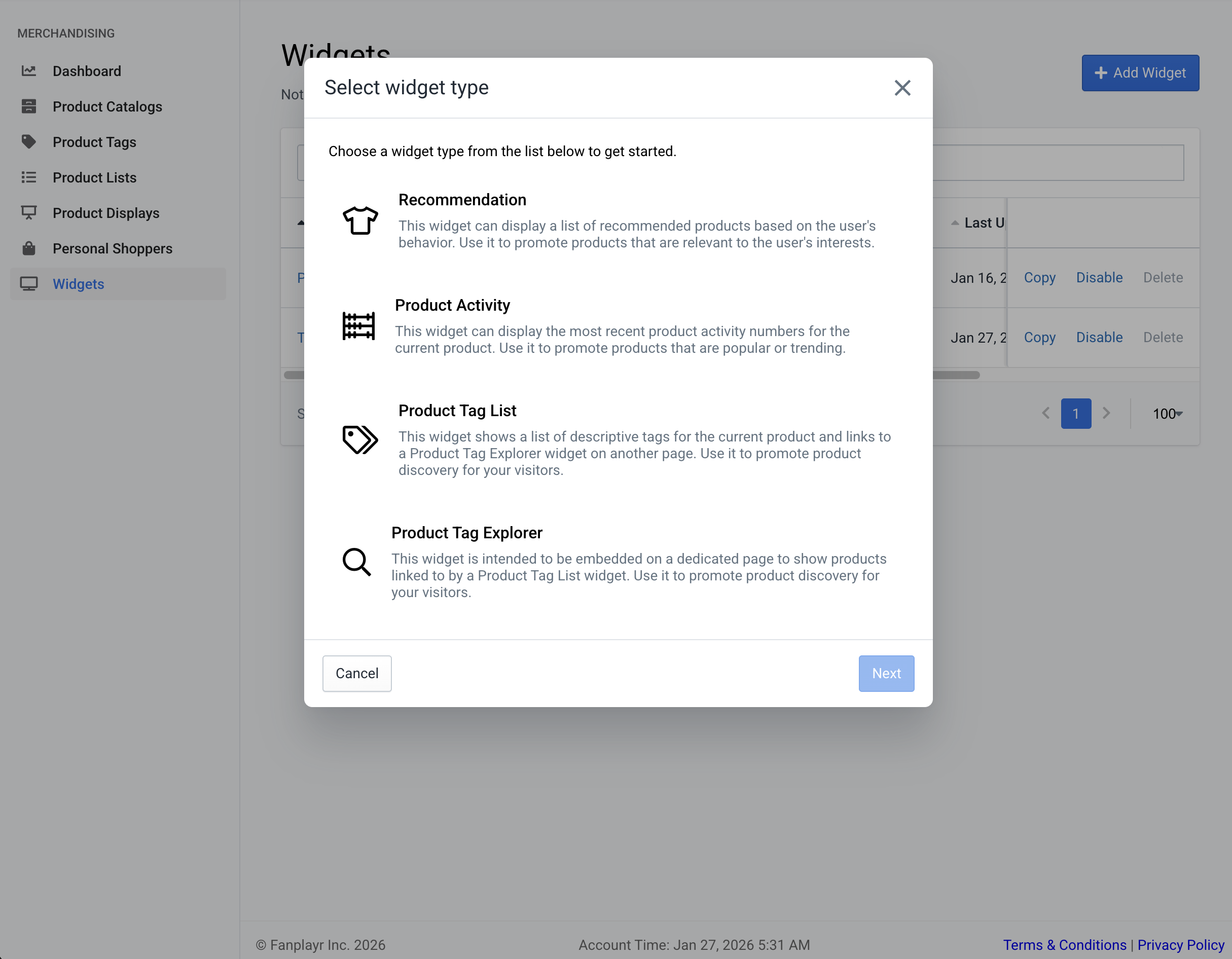 Figure 1: Create a Product Tag Explorer